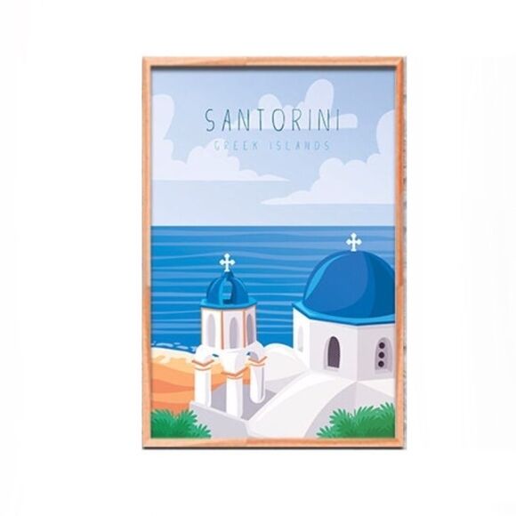 Santorini, Greece 🇬🇷 Print - Picture 1 of 2